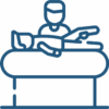 Icono de especialidad en fisioterapia y osteopatía