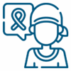 Icono de especialidad en oncología médica – consulta online